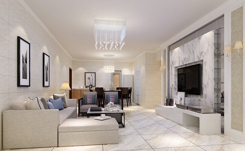 丽江89平的现代风格装修